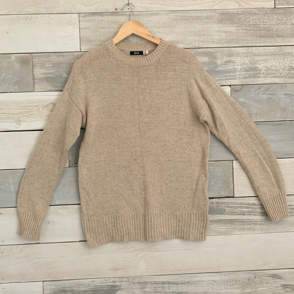 BDG | Cream Midweight Crewneck Sweater